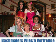 Wies’n Vorfreude und Schatzi-Dirndl-Modenschau im Bachmaier Hofbräu auf der Leopoldstrasse am 09.09.2008. Fotos und Video (Foto: Martin Schmitz)